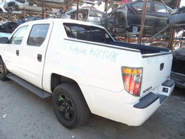 2007 HONDA RIDGELINE RT WHITE DOUBLE CAB 3.5L AT 4WD A17648